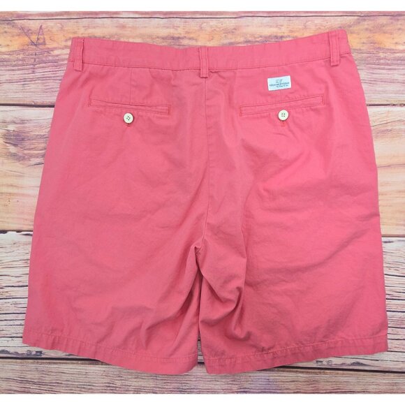 Vineyard Vines Club Short Mens 35 Pink Cotton Summer Shorts - Picture 2 of 7
